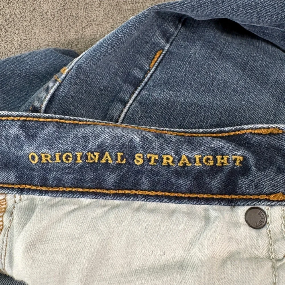 American Eagle Jeans Men 30X34 Blue Original Straight Extreme Flex Stretch Denim